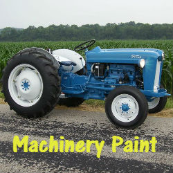 Machinery paint for tractors and machinery