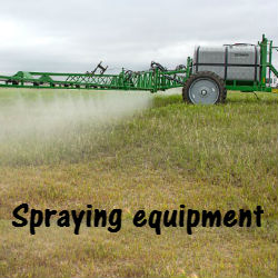 Spraying equipment 